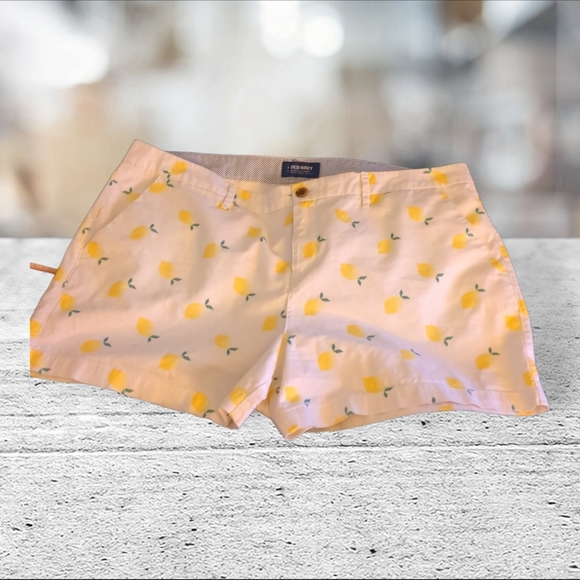 Old navy lemon summer shorts plus size see measurements - Picture 2 of 13